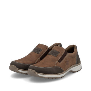 Rieker Men's Real Leather Wide Shoes | 03354 - Image 8