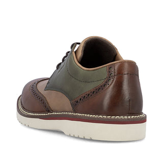 Rieker Men's Real Leather Wide Shoes | 04504 - Image 3