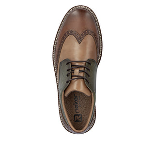 Rieker Men's Real Leather Wide Shoes | 04504 - Image 4