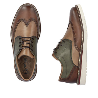 Rieker Men's Real Leather Wide Shoes | 04504 - Image 9