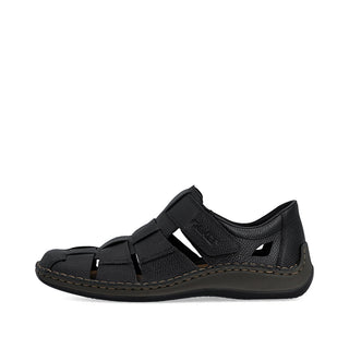 Rieker Men's Real Leather Wide Shoes | 05281 - Image 5