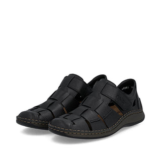 Rieker Men's Real Leather Wide Shoes | 05281 - Image 8