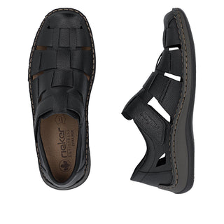 Rieker Men's Real Leather Wide Shoes | 05281 - Image 9