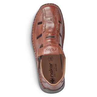 Rieker Men's Real Leather Wide Shoes | 05284 - Image 4