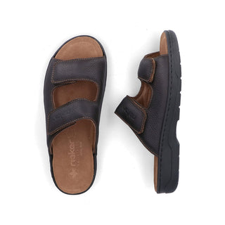 Rieker Men's Real Leather Wide Sandals | 20390 - Image 23