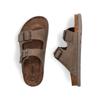 Rieker Men's Real Leather Wide Sandals | 21190 - Image 76