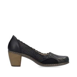 Chaussures en cuir véritable pour femmes Rieker | 40952