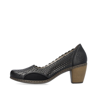 Chaussures en cuir véritable pour femmes Rieker | 40952