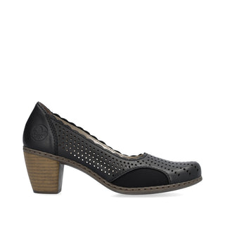 Chaussures en cuir véritable pour femmes Rieker | 40952