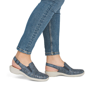 Rieker Women's Real Leather Shoes | 41371 - Image 10