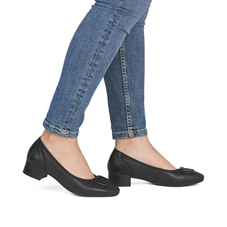 Rieker Women's Real Leather Wide Shoes | 43453 - Image 10