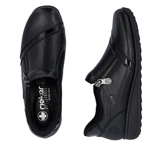 Rieker Women's Real Leather Wide Shoes | 47264 - Image 9