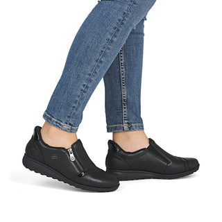 Rieker Women's Real Leather Wide Shoes | 47264 - Image 10