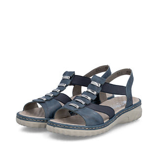 Rieker Women's Real Leather Sandals | 60452 - Image 8