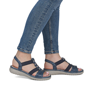 Rieker Women's Real Leather Sandals | 60452 - Image 10