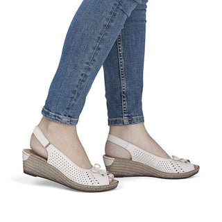 Rieker Women's Real Leather Sandals | 624H1 - Image 10