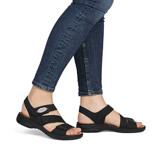 Rieker Women's Real Leather Sandals | 64573 - Image 10