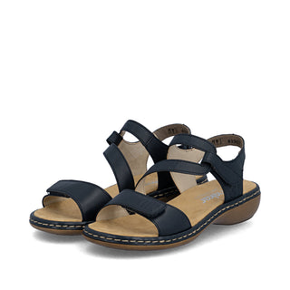 Rieker Women's Real Leather Sandals | 659C7 - Image 15