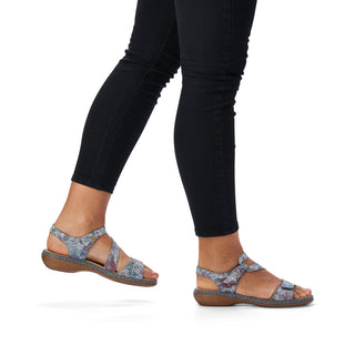 Rieker Women's Real Leather Sandals | 659C7 - Image 57