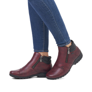 Rieker Comfort Women's TEX Waterproof Wide Short Boots | L4655 - Image 10