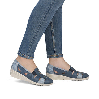 Rieker Women's Real Leather Shoes | L5358 - Image 21