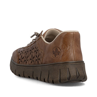 Rieker Women's Real Leather Wide Shoes | N1358 - Image 3