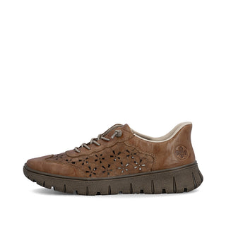 Rieker Women's Real Leather Wide Shoes | N1358 - Image 5