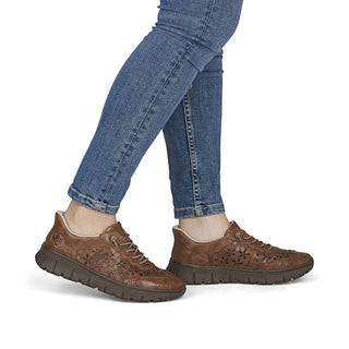 Rieker Women's Real Leather Wide Shoes | N1358 - Image 10