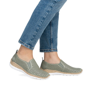 Rieker Women's Real Leather Shoes | N4251 - Image 21