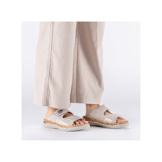 Rieker Women's Real Leather Wide Sandals | V0302 - Image 10