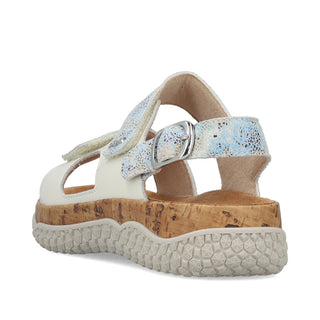 Rieker Women's Real Leather Wide Sandals | V0316 - Image 3