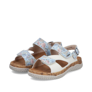 Rieker Women's Real Leather Wide Sandals | V0316 - Image 8