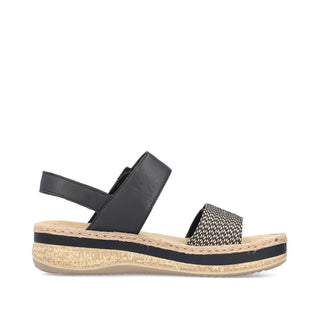 Rieker Women's Real Leather Sandals | V0951 - Image 2