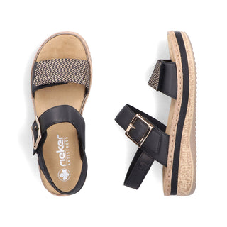 Rieker Women's Real Leather Sandals | V0951 - Image 9