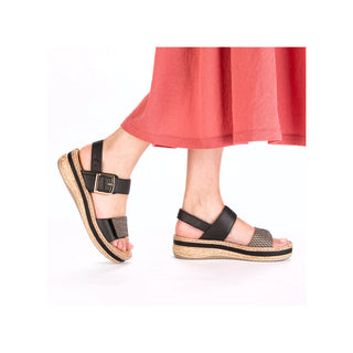 Rieker Women's Real Leather Sandals | V0951 - Image 11