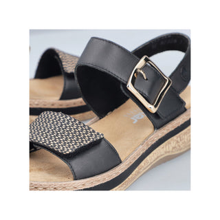 Rieker Women's Real Leather Sandals | V0951 - Image 13