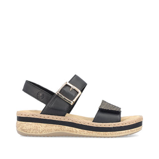 Rieker Women's Real Leather Sandals | V0951 - Image 14