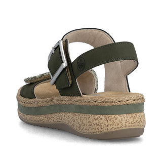 Rieker Women's Real Leather Sandals | V0951 - Image 17