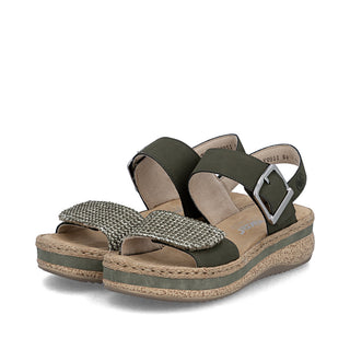 Rieker Women's Real Leather Sandals | V0951 - Image 22