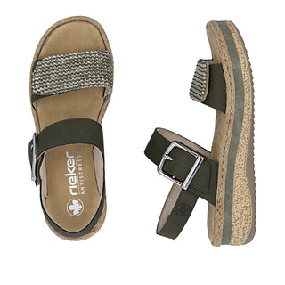 Rieker Women's Real Leather Sandals | V0951 - Image 23