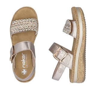 Rieker Women's Real Leather Sandals | V0951 - Image 34