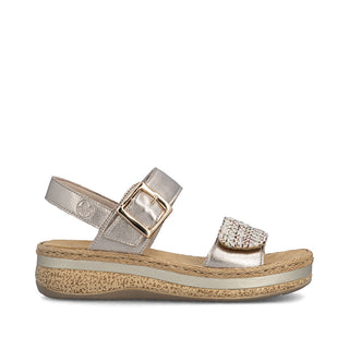 Rieker Women's Real Leather Sandals | V0951 - Image 36