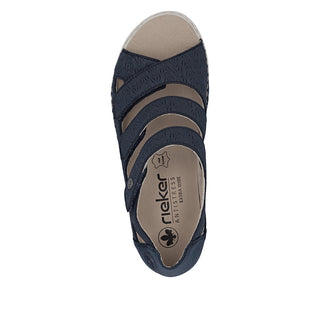 Rieker Women's Real Leather Wide Sandals | V7451 - Image 4