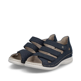 Rieker Women's Real Leather Wide Sandals | V7451 - Image 8