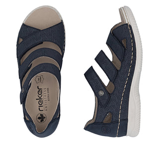 Rieker Women's Real Leather Wide Sandals | V7451 - Image 9