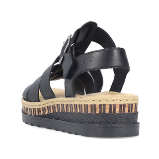 Rieker Ladies' Real Leather Sandals | V7904 - Image 3