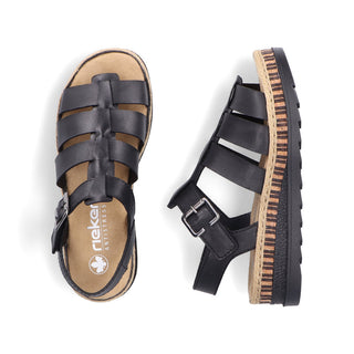 Rieker Ladies' Real Leather Sandals | V7904 - Image 9