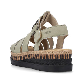 Rieker Ladies' Real Leather Sandals | V7904 - Image 14